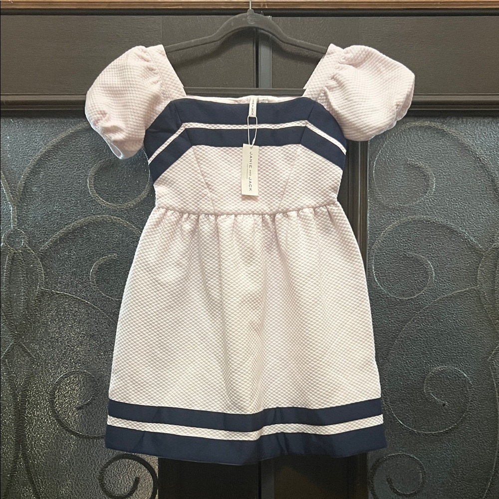 Janie and Jack White and Navy NWT Dress 12